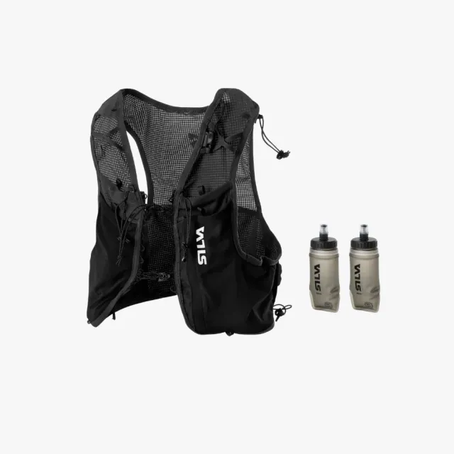 Silva Strive Fly Laufweste schwarz 3L mit Flaschen