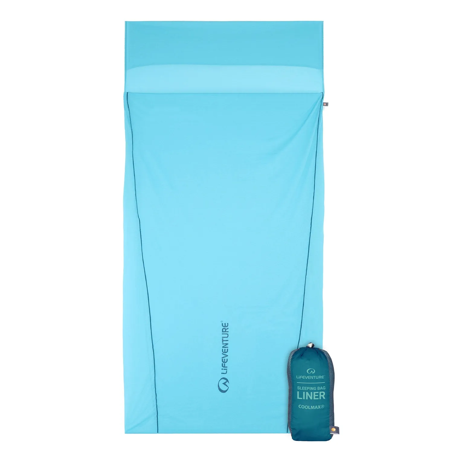 Lifeventure Coolmax Inlett Mumie atmungsaktiv mit Kissenfach