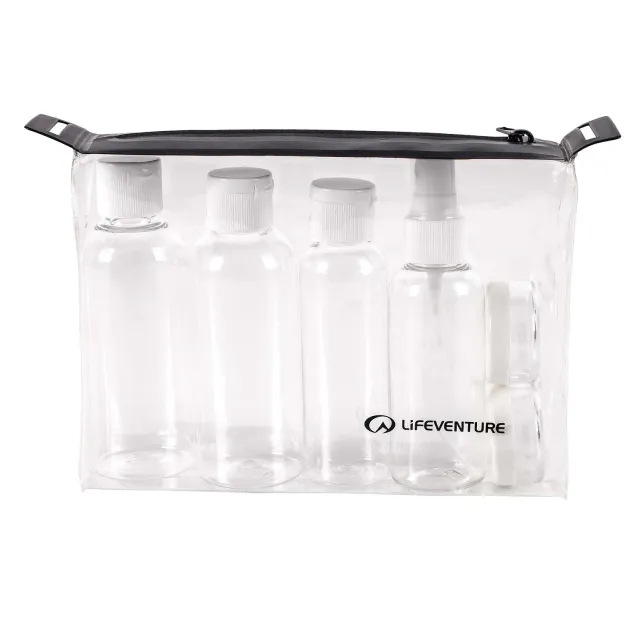 Lifeventure Travel Bottles Reiseflaschen-Set transparent