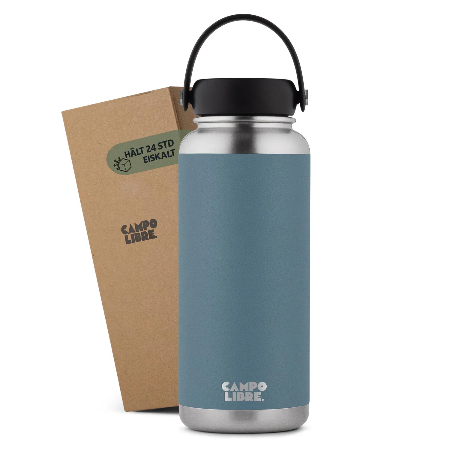 Campo Libre Umberto 1l Thermosflasche Deep Grey Edelstahl
