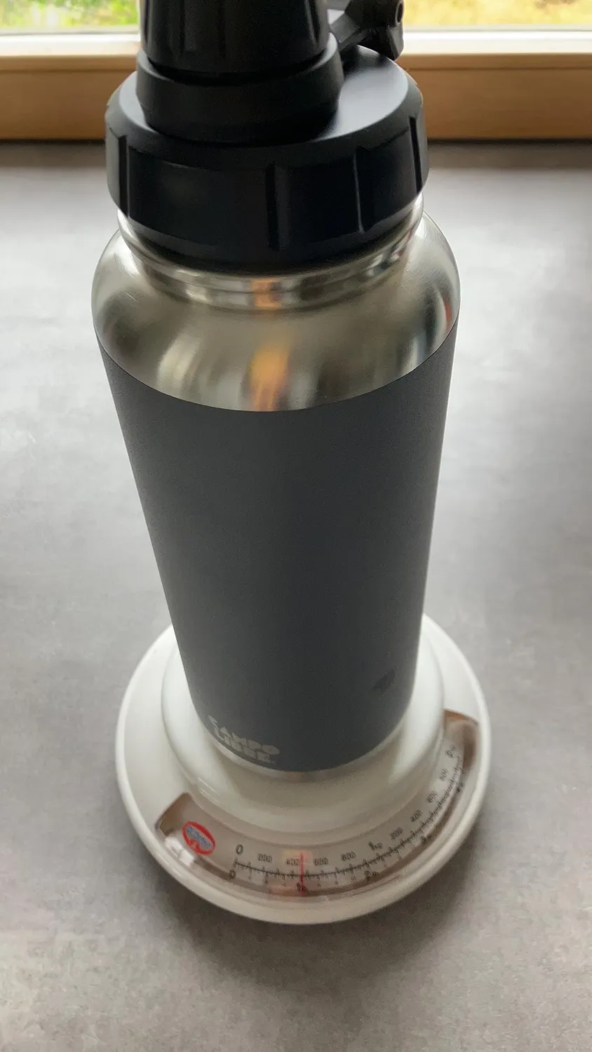 Campo Libre Umberto 1l Thermosflasche Deep Grey Edelstahl