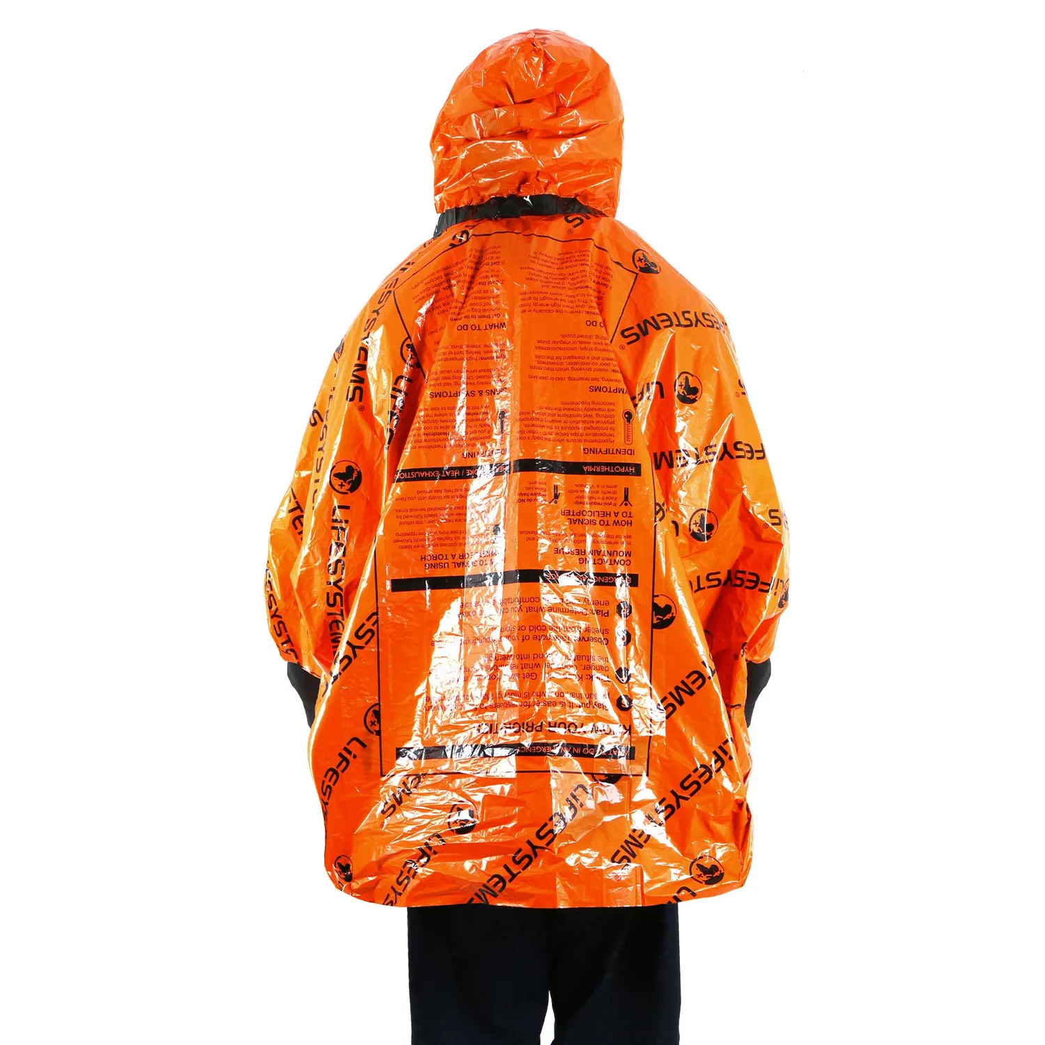 Lifeventure Heatshield Poncho Notfallponcho orange