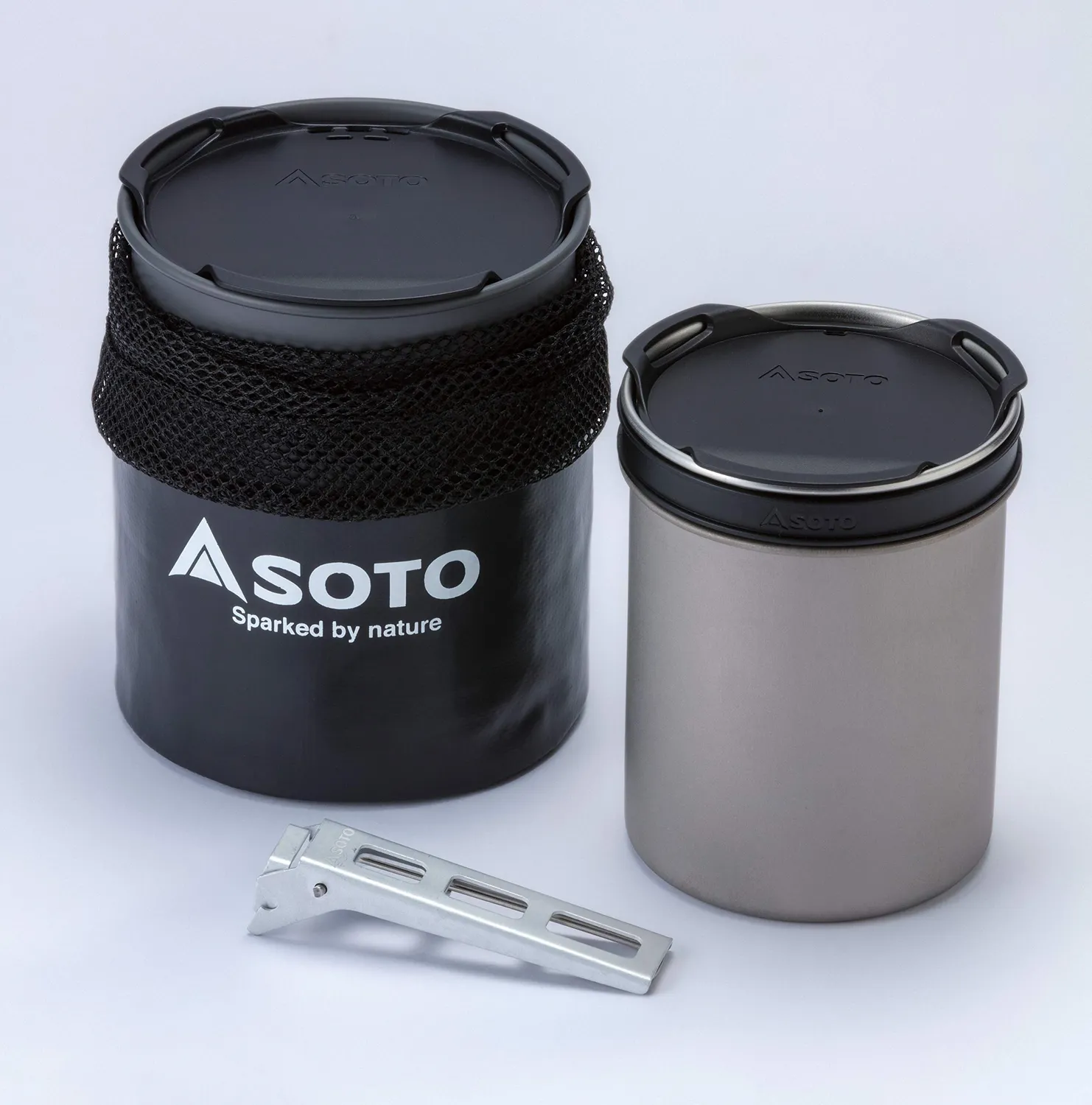 Soto Thermostack Kochset 8-teilig 750 ml Titan