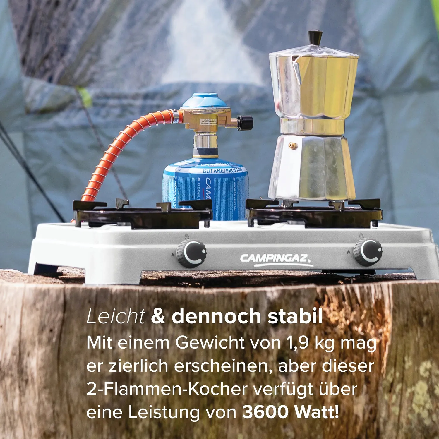 Campingaz Camping Cook CV Gaskocher 2-flammig 2x1800W