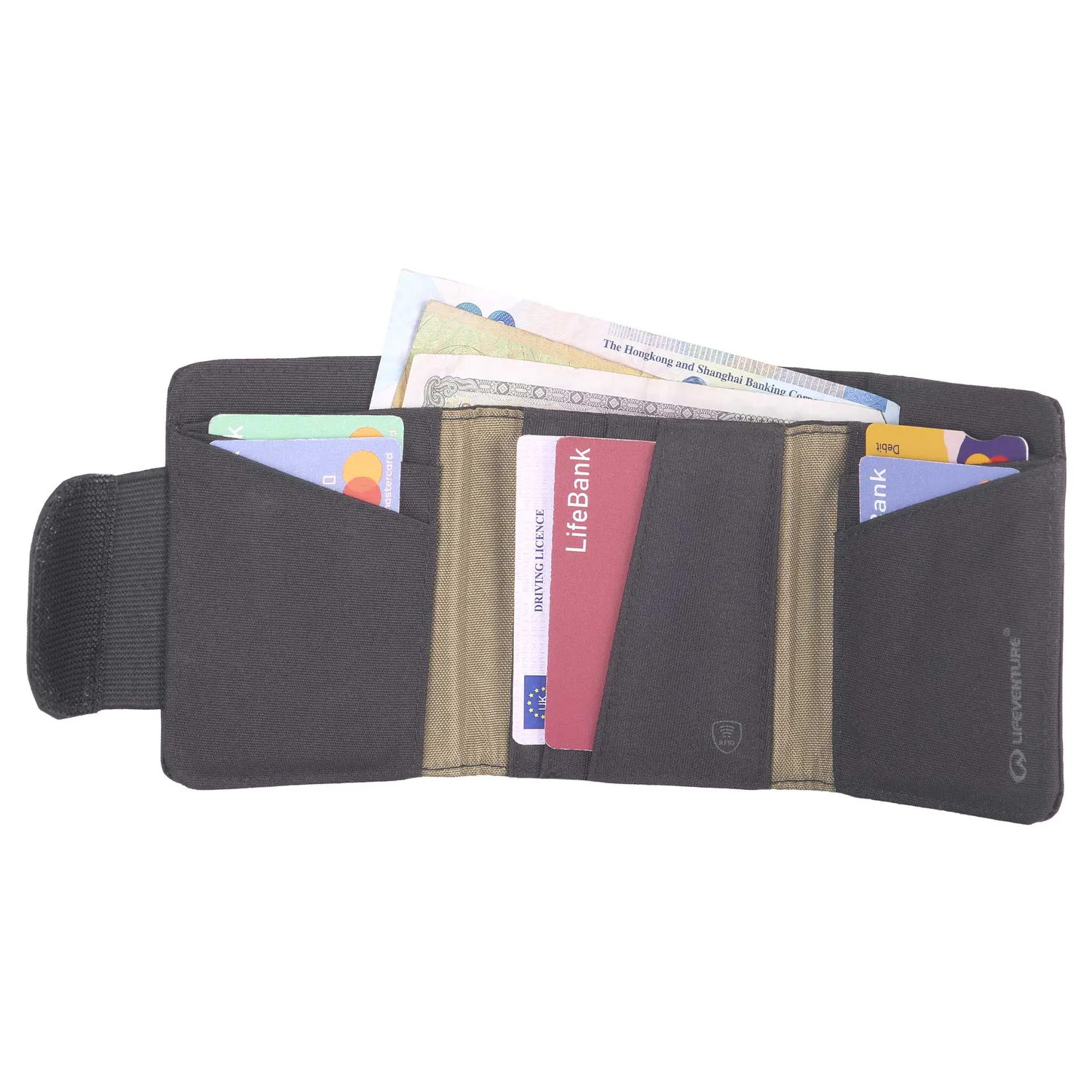Lifeventure X-Pac RFiD Wallet Geldbörse RFID-Schutz