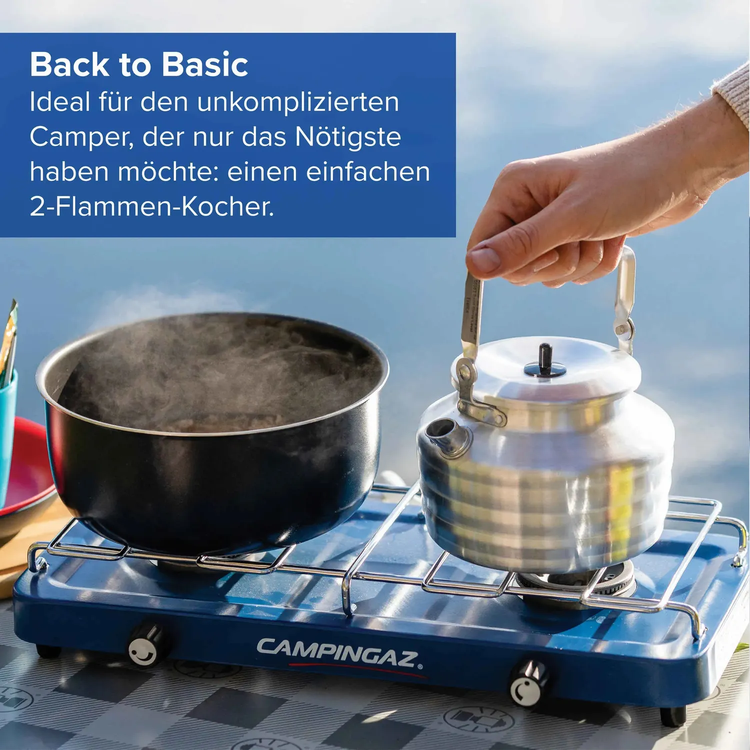 Campingaz Base Camp Gaskocher 2-flammig 2x 1600W