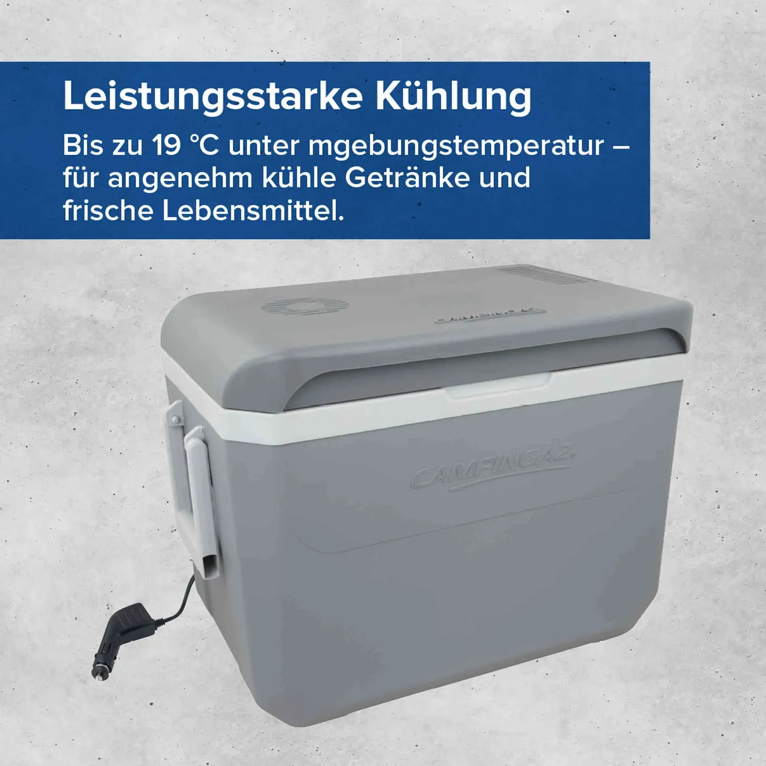Campingaz Powerbox Plus 36L elektrische Kühlbox 12V leise