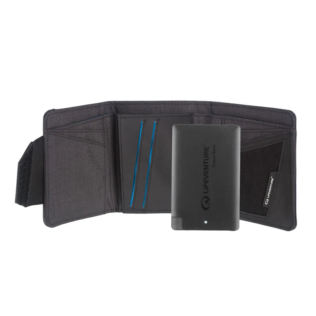 Lifeventure RFID Wallet Powerbank Geldbörse 2500 mAh