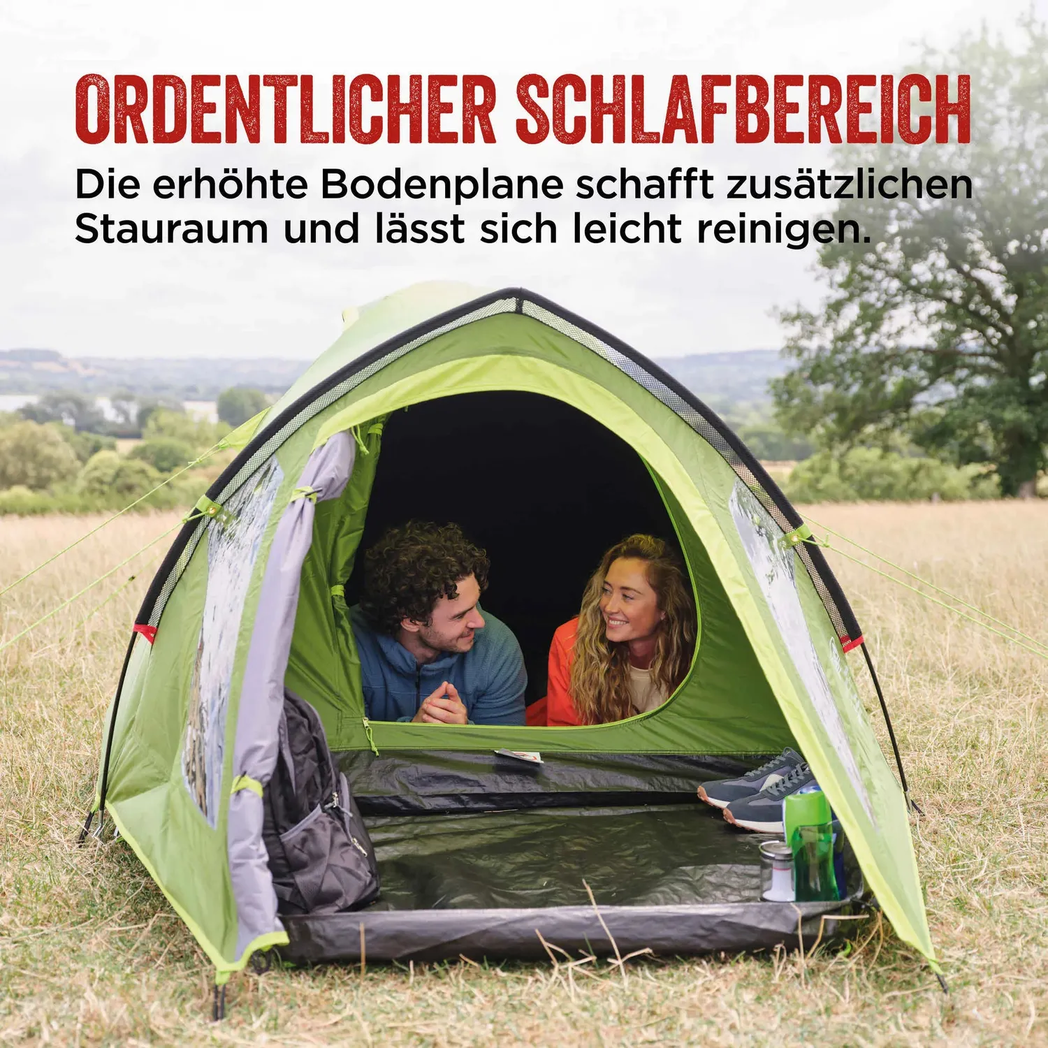 Coleman Darwin 3 Plus BlackOut Zelt 3 Personen dark