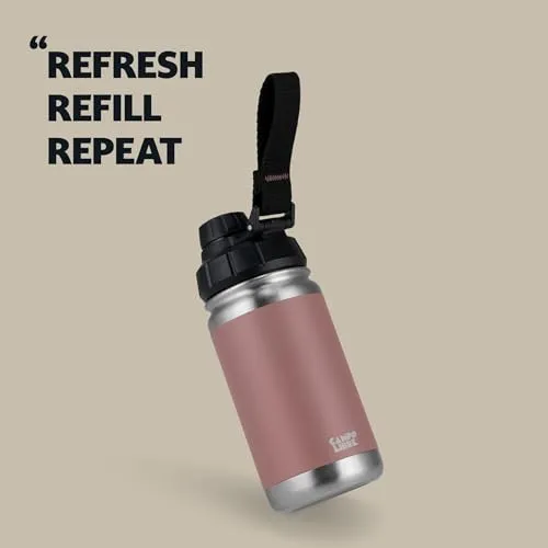 Campo Libre Premium Trinkflasche 400 ml Edelstahl isoliert