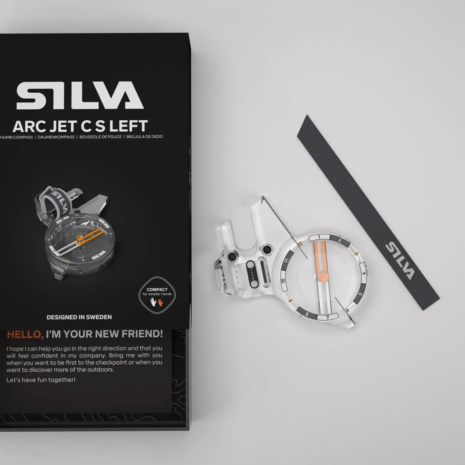 Silva Arc Jet C S Daumenkompass Rechts schnell