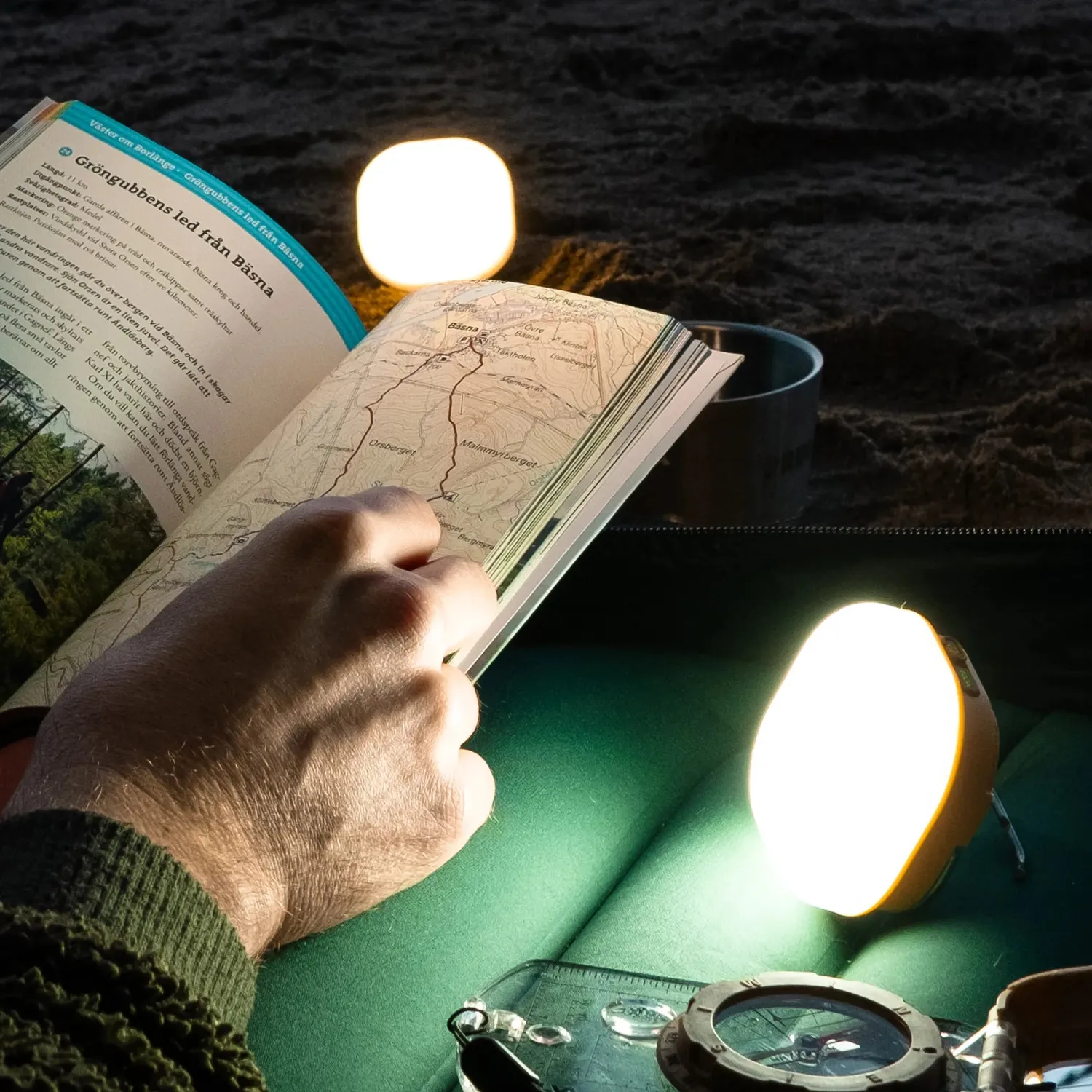 Silva Glow Recharge Campinglampe Gelb 350 Lumen