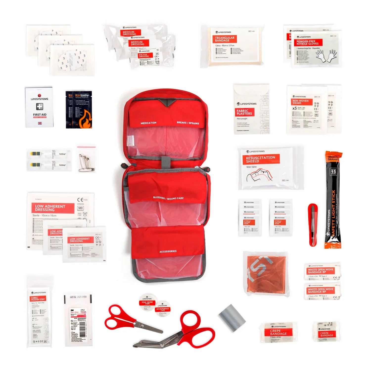 Lifeventure Mountain Erste-Hilfe-Set Expedition Rot