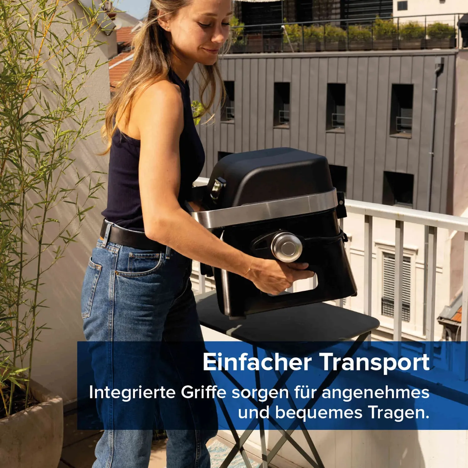 Campingaz Attitude 2go Elektrogrill 2000 Watt für Balkon