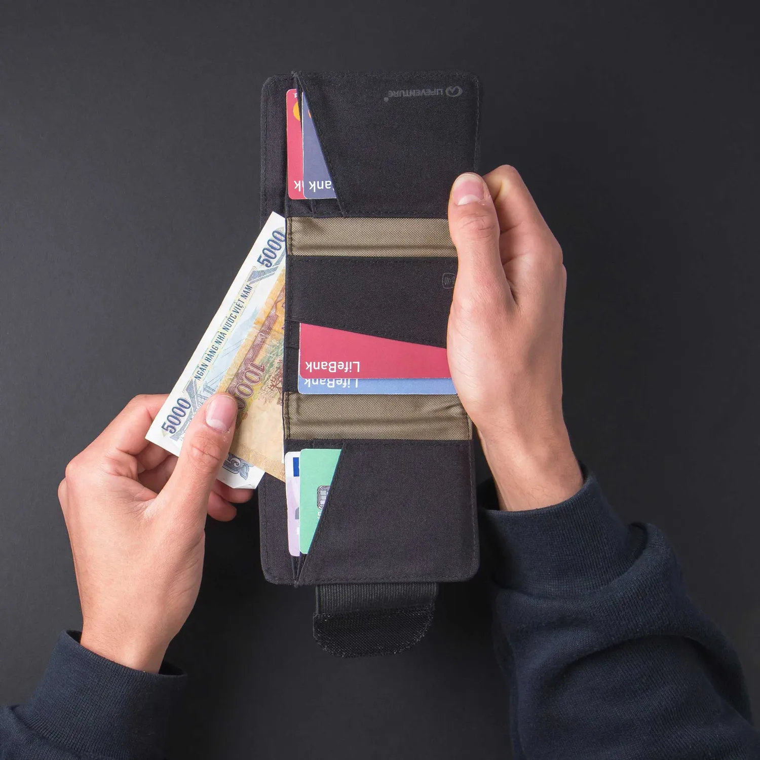 Lifeventure X-Pac RFiD Wallet Geldbörse RFID-Schutz
