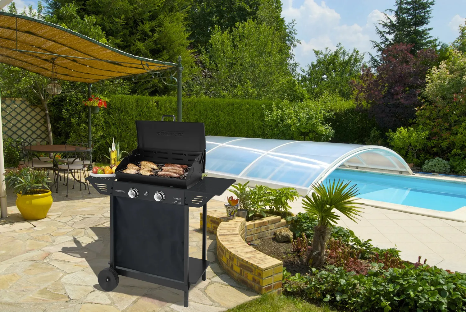 Campingaz Xpert 200 LXD Gasgrill 2-Brenner mit Gusseisenrost