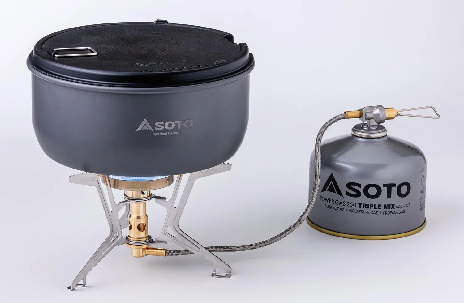 Soto Fusion Trek Gaskocher Schlauch Micro Regulator 180g