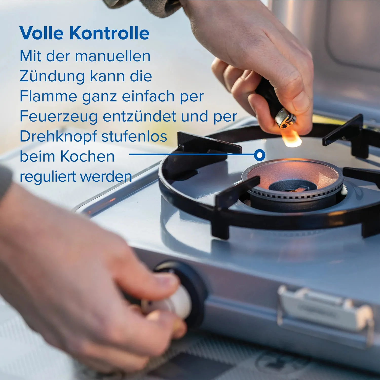Campingaz Kitchen 2 R Gaskocher 2-flammig 4000W