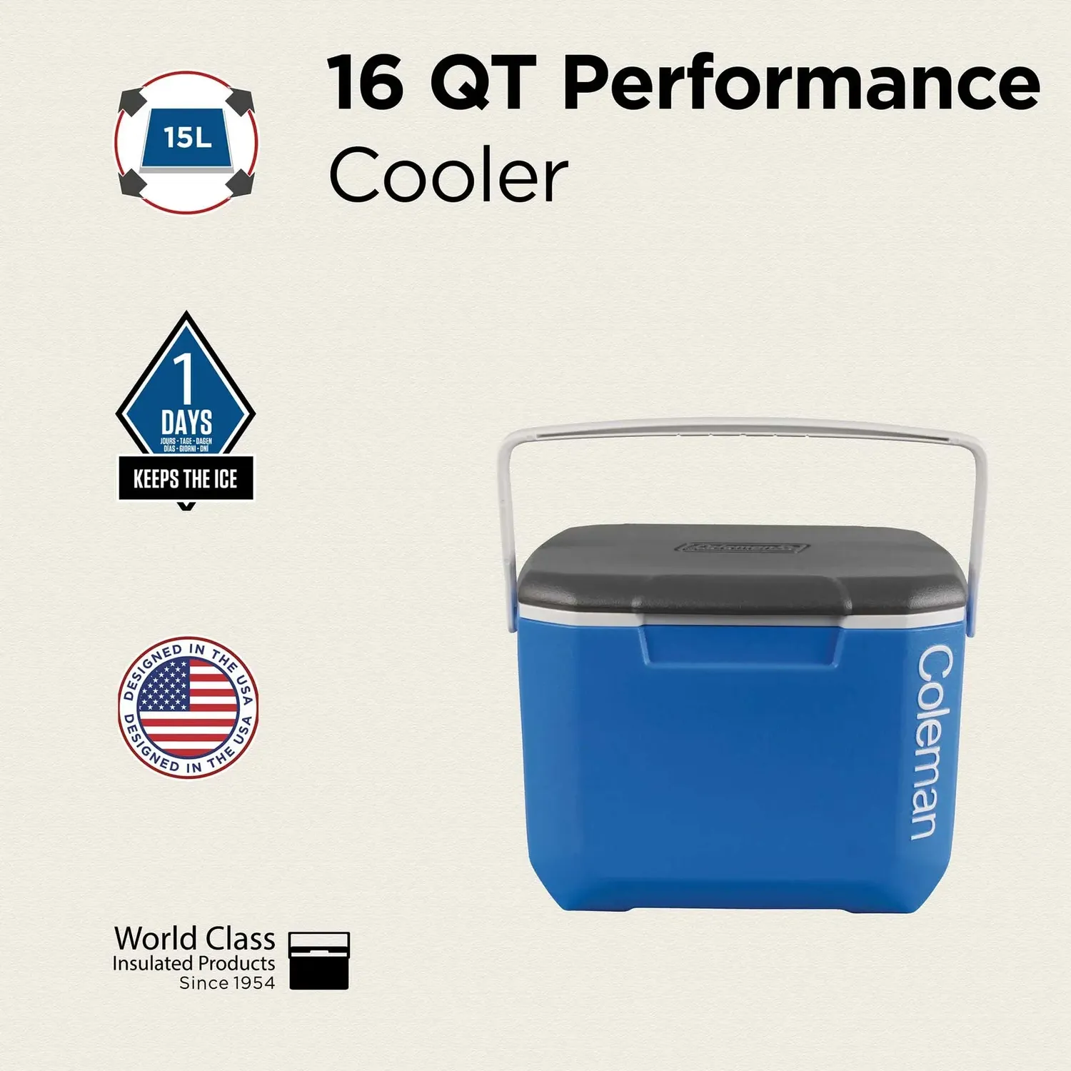 Coleman Excursion 16QT Kühlbox 15 Liter passiv 1 Tag