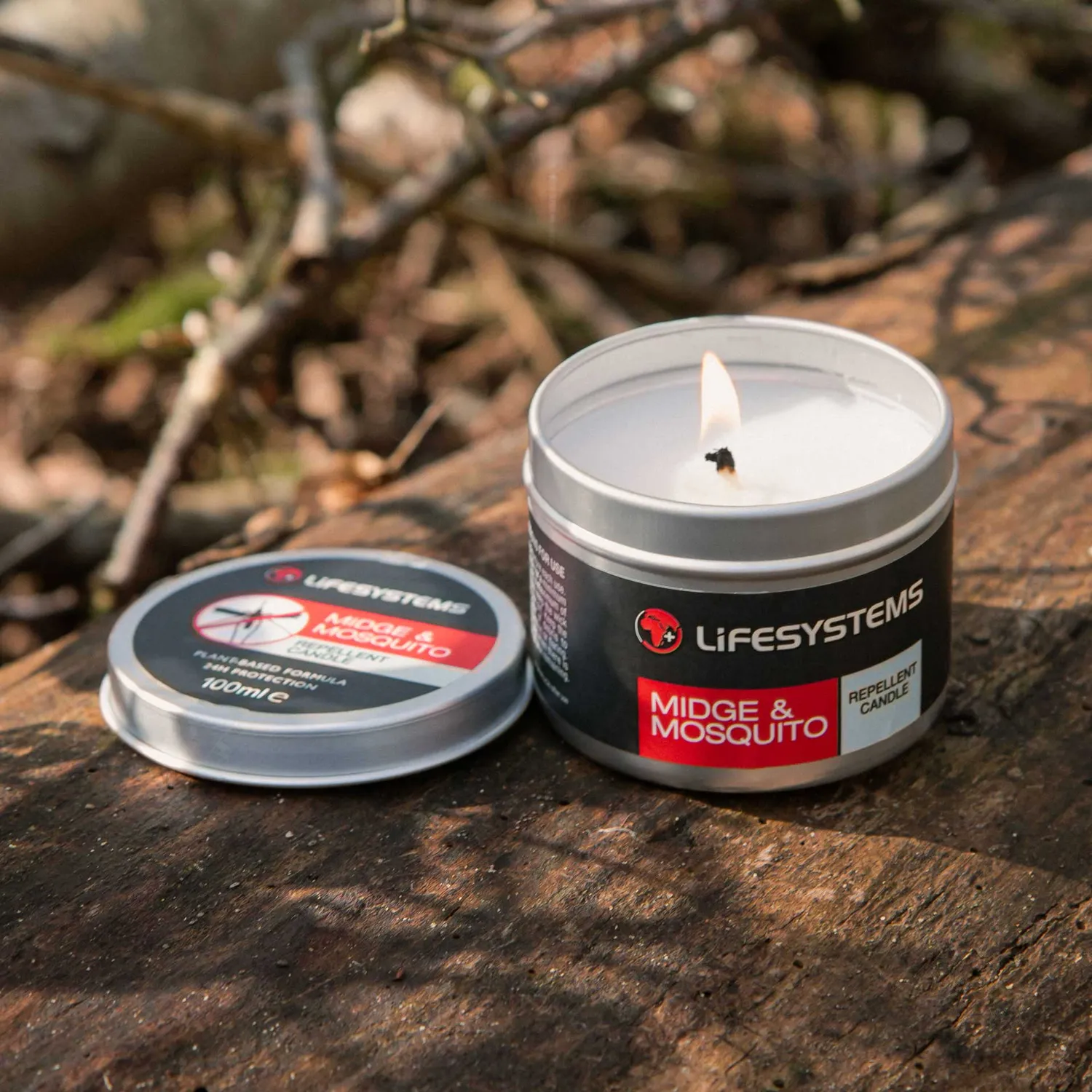 Lifeventure Midge & Mosquito Repellent Candle Citriodiol
