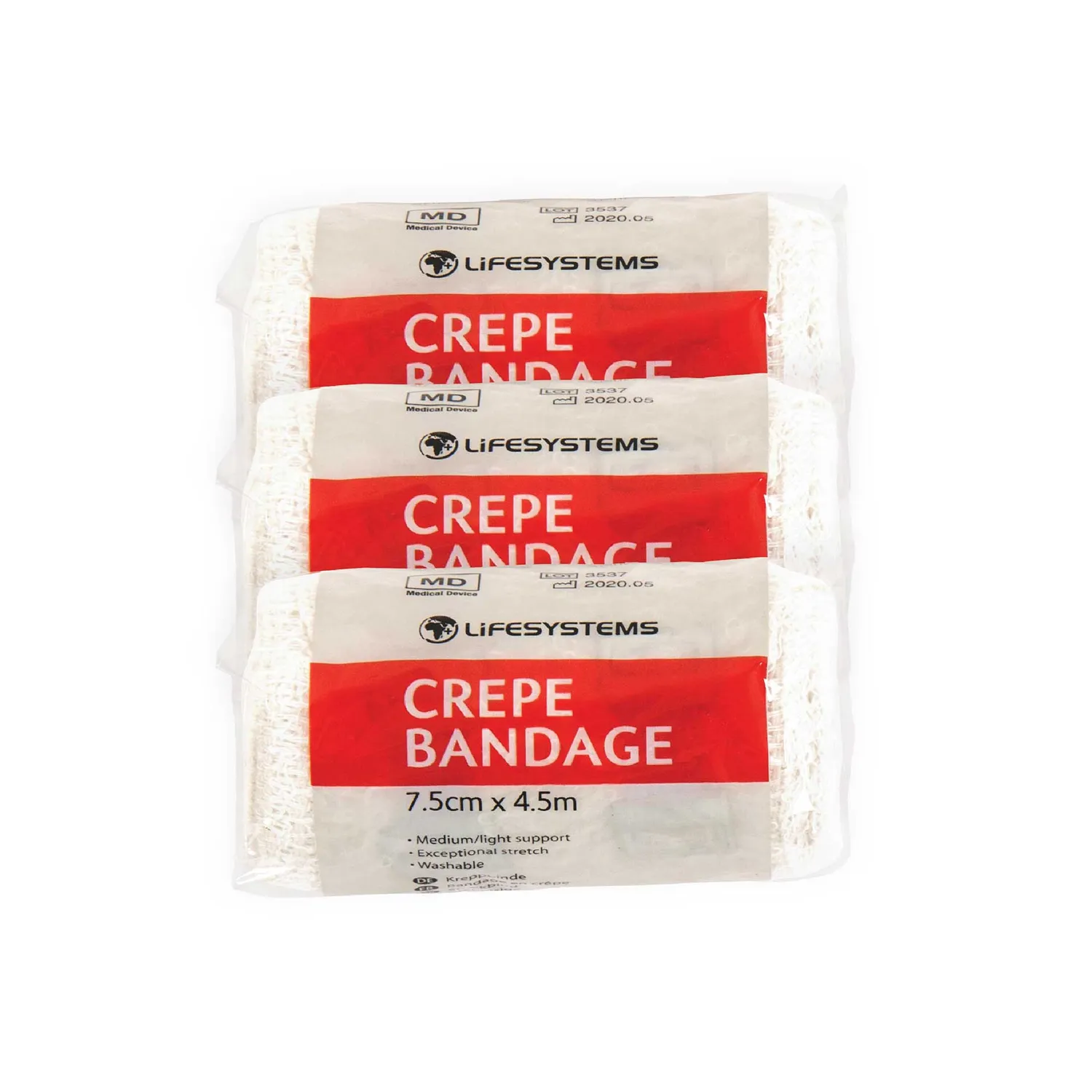Lifeventure Cotton Crepe Bandage Verband 5 cm x 4,5 m