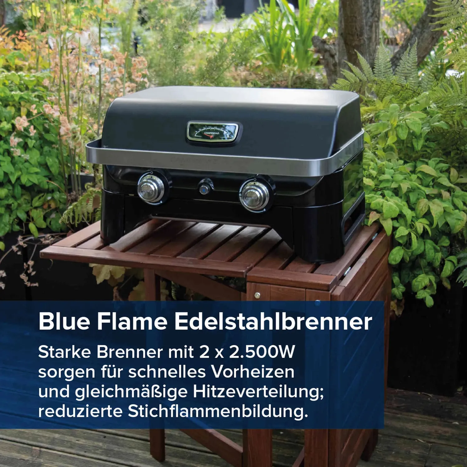 Campingaz Attitude 2100 LX Gas-Tischgrill 2-Brenner Balkon