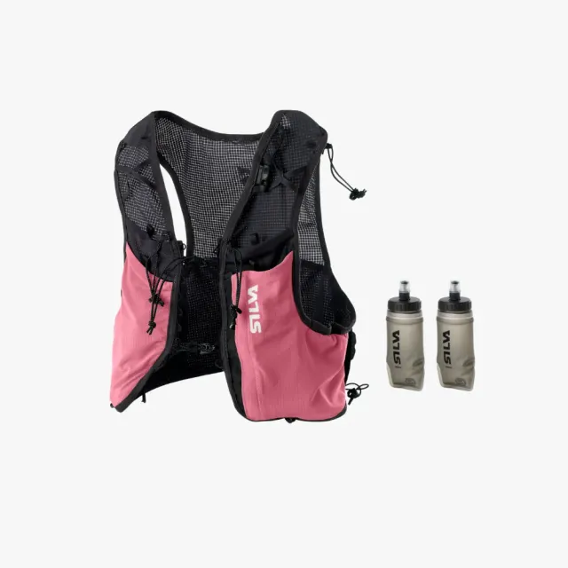 Silva Strive Fly 3L Laufweste Rose mit 2 Flasks