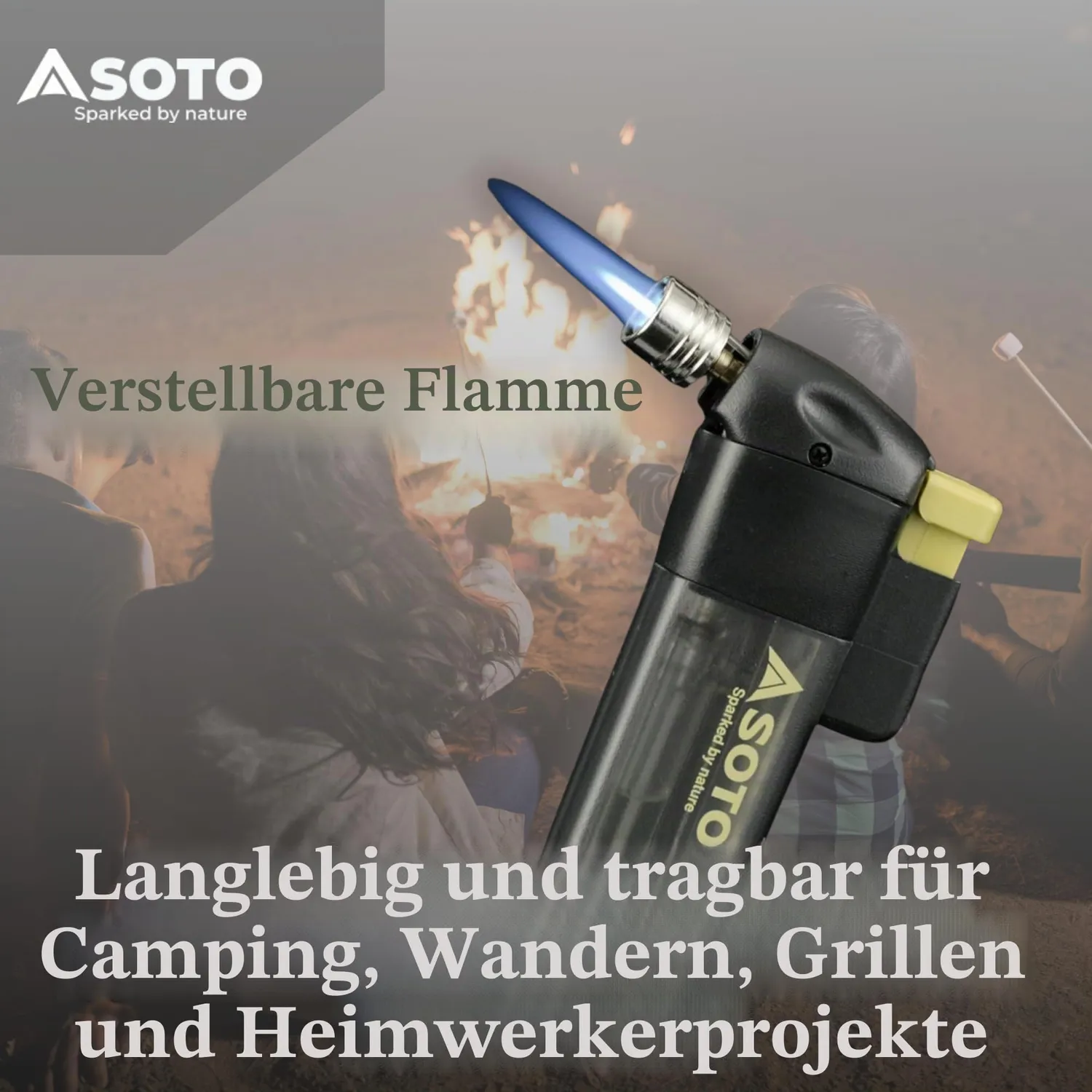 SOTO Pocket Torch Sturmfeuerzeug-Aufsatz 1300°C
