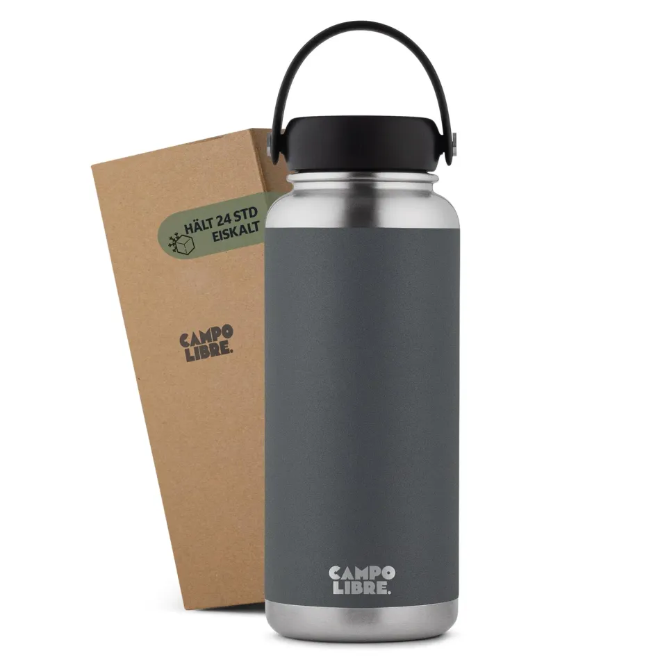 Campo Libre Umberto 1l Thermosflasche Deep Grey Edelstahl