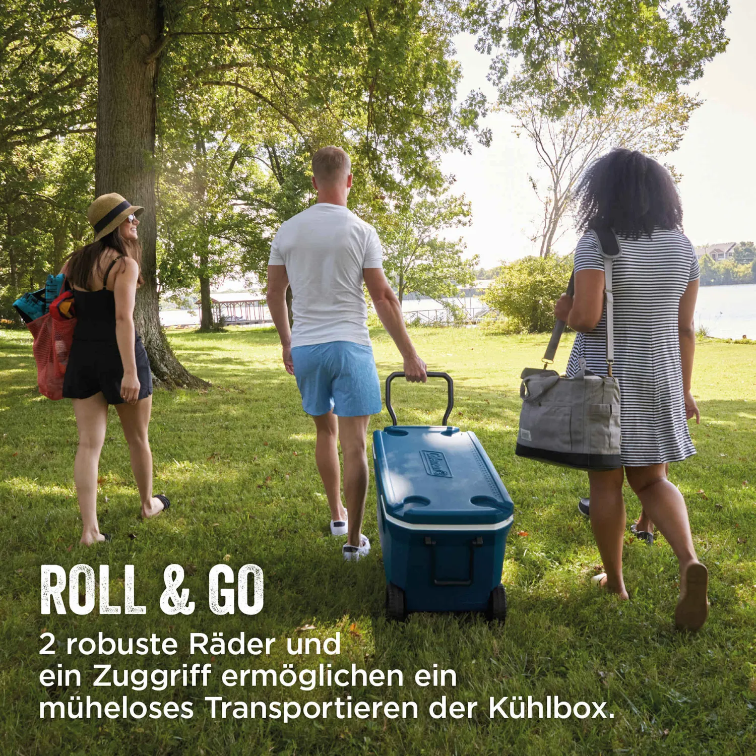 Coleman Xtreme 100QT Wheeled Kühlbox 94 Liter
