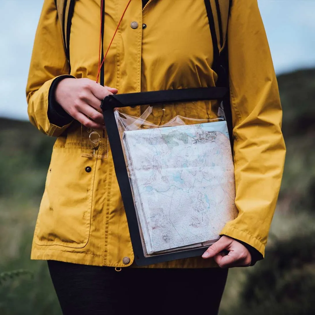 Lifeventure Waterproof Map Case Kartentasche Blau