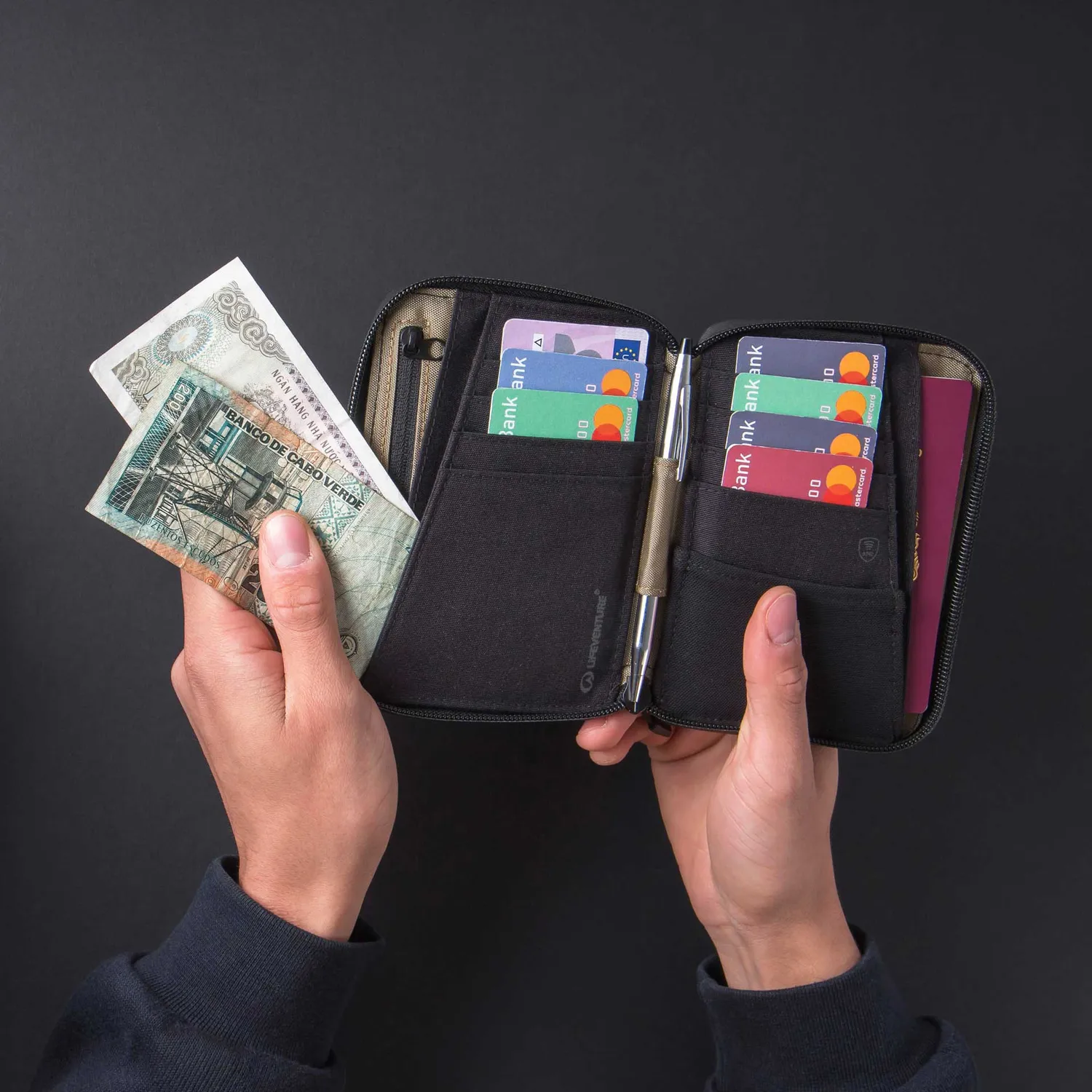 Lifeventure X-Pac Mini Reise-Geldbörse RFID Schutz