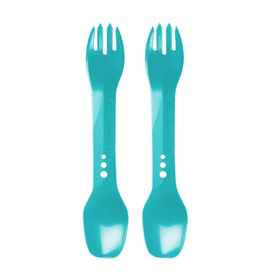 Lifeventure Ellipse Spork Göffel Graphite leicht