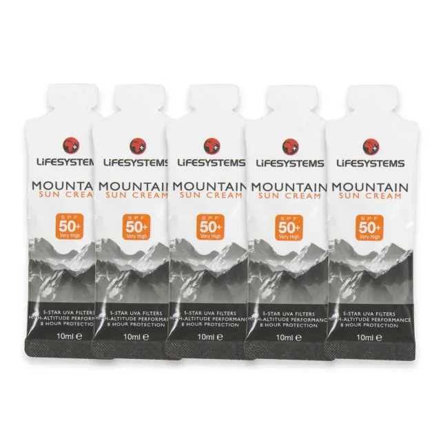 Lifeventure Mountain Sonnencreme Sachets 10 ml LSF 50+