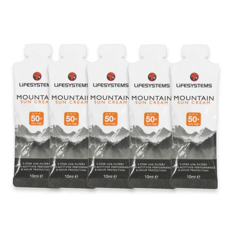 Lifeventure Mountain Sonnencreme Sachets 10 ml LSF 50+
