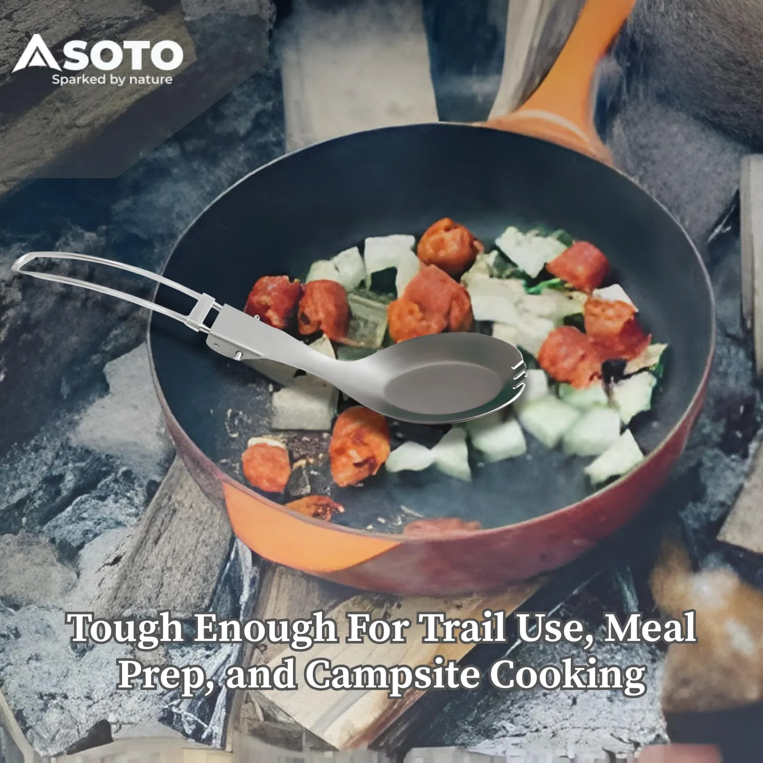 Soto Pocket Spork Titan Göffel klappbar 22g Trekking