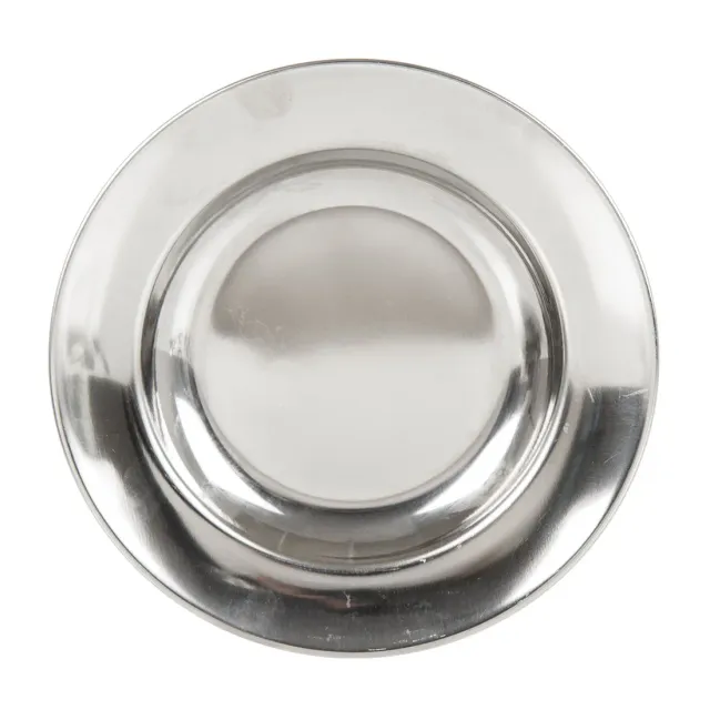 Lifeventure Stainless Steel Camping Plate Teller Edelstahl