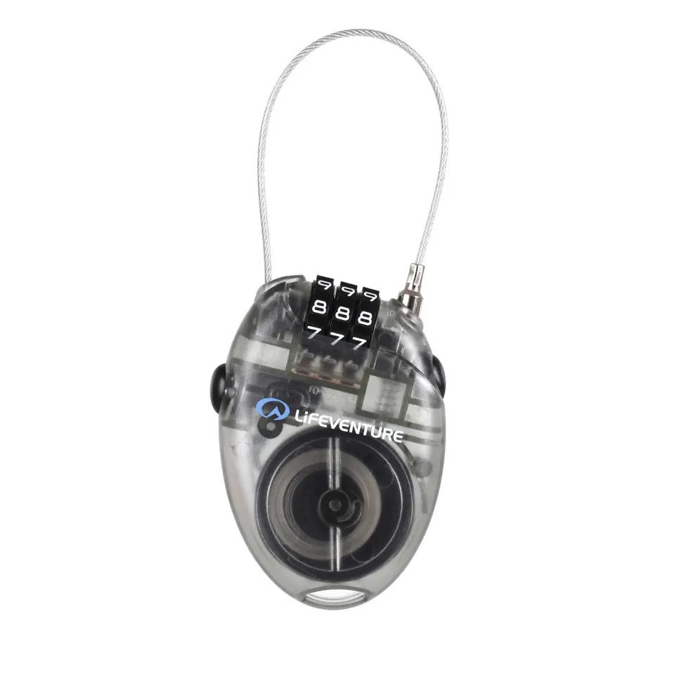 Lifeventure Mini Kabelschloss Zahlencode 70cm Rucksack