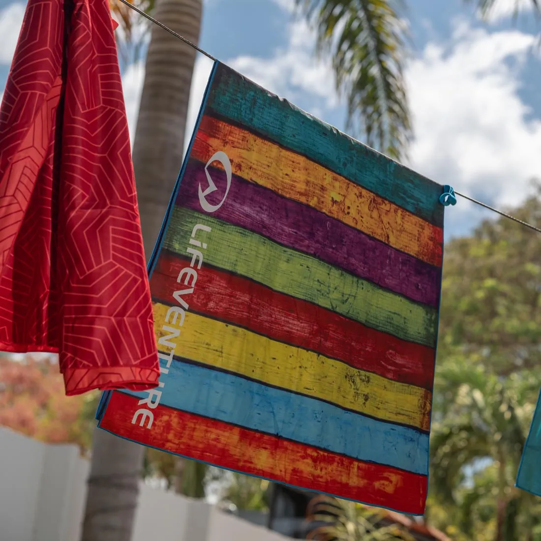 Lifeventure SoftFibre Printed Reisehandtuch schnelltrocknend