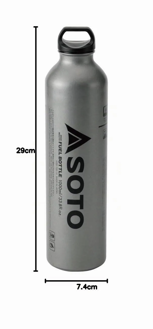 Soto Muka Benzinflasche Aluminium 1 Liter Weithals