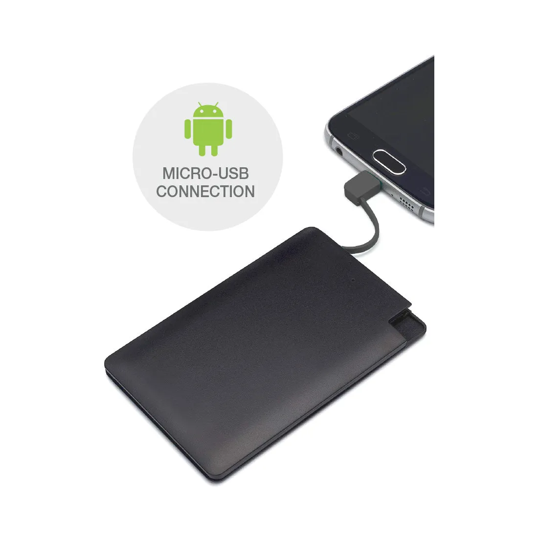 Lifeventure RFID Wallet Powerbank Geldbörse 2500 mAh