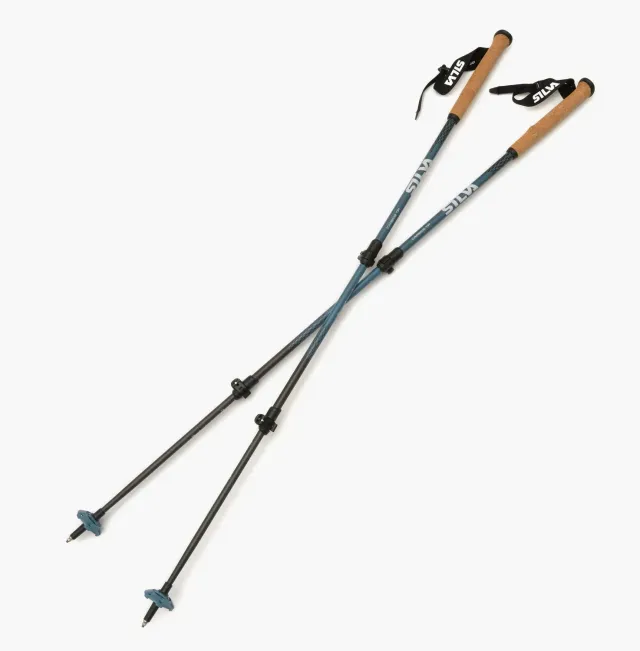 Silva Trekking Carbon Tele Wanderstöcke 140 cm