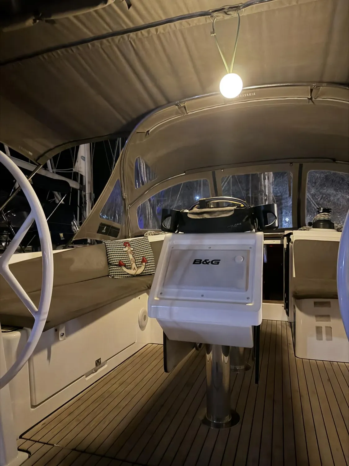 Campo Libre Leni Sphere Campinglampe Rund Grau dimmbar