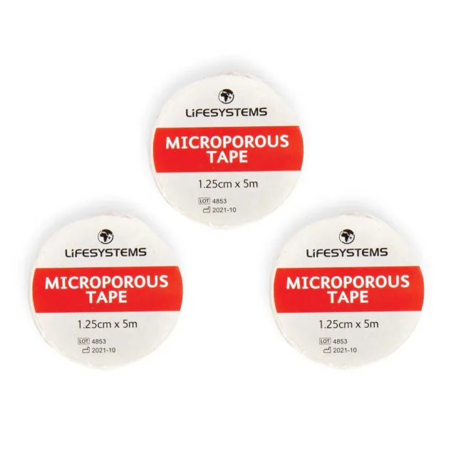 Lifeventure Micropore Heftpflaster Tape 2,5cm x 5m atmungsaktiv
