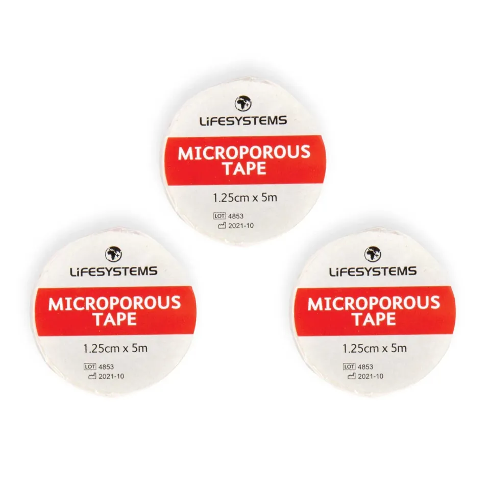 Lifeventure Micropore Heftpflaster Tape 2,5cm x 5m atmungsaktiv