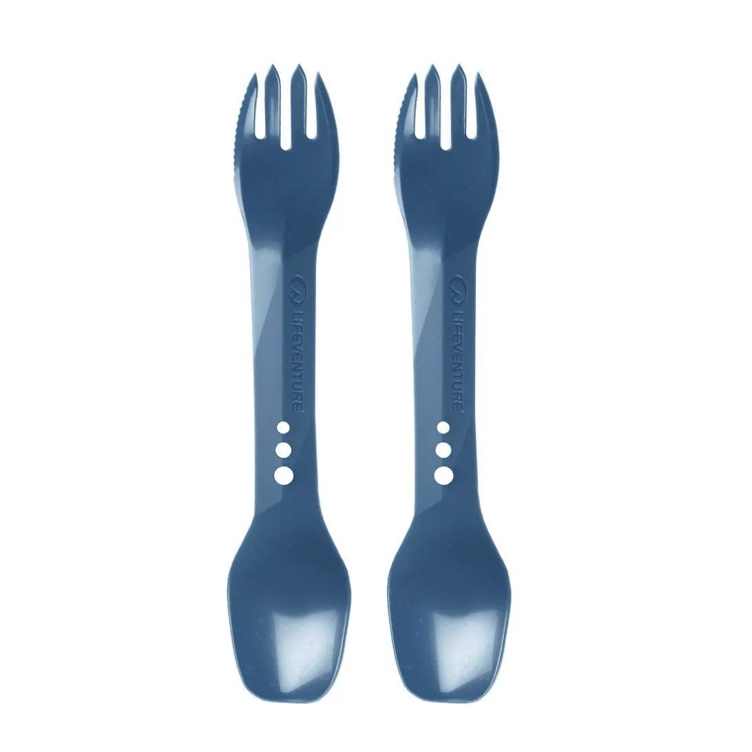 Lifeventure Ellipse Spork Göffel Graphite leicht