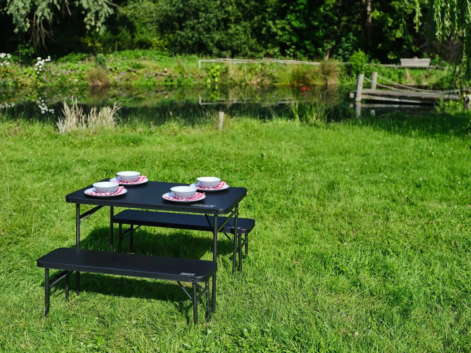 Coleman Pack-Away Campingtisch 102x61 mit Bänken 4 Pers.