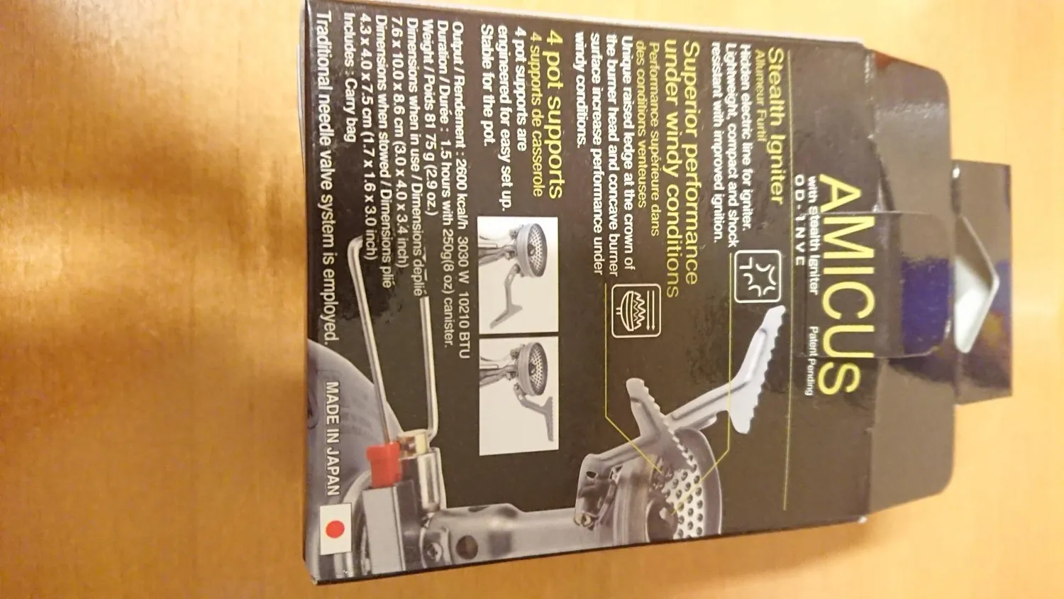 SOTO Amicus Gaskocher Stealth-Zündung 81g