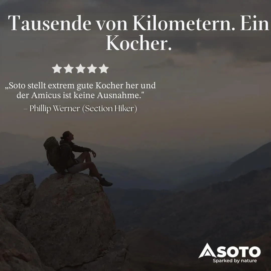 SOTO Amicus Gaskocher Stealth-Zündung 81g