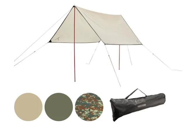Grand Canyon Zuni 3 Tarp 3x3m Mojave Desert wasserdicht